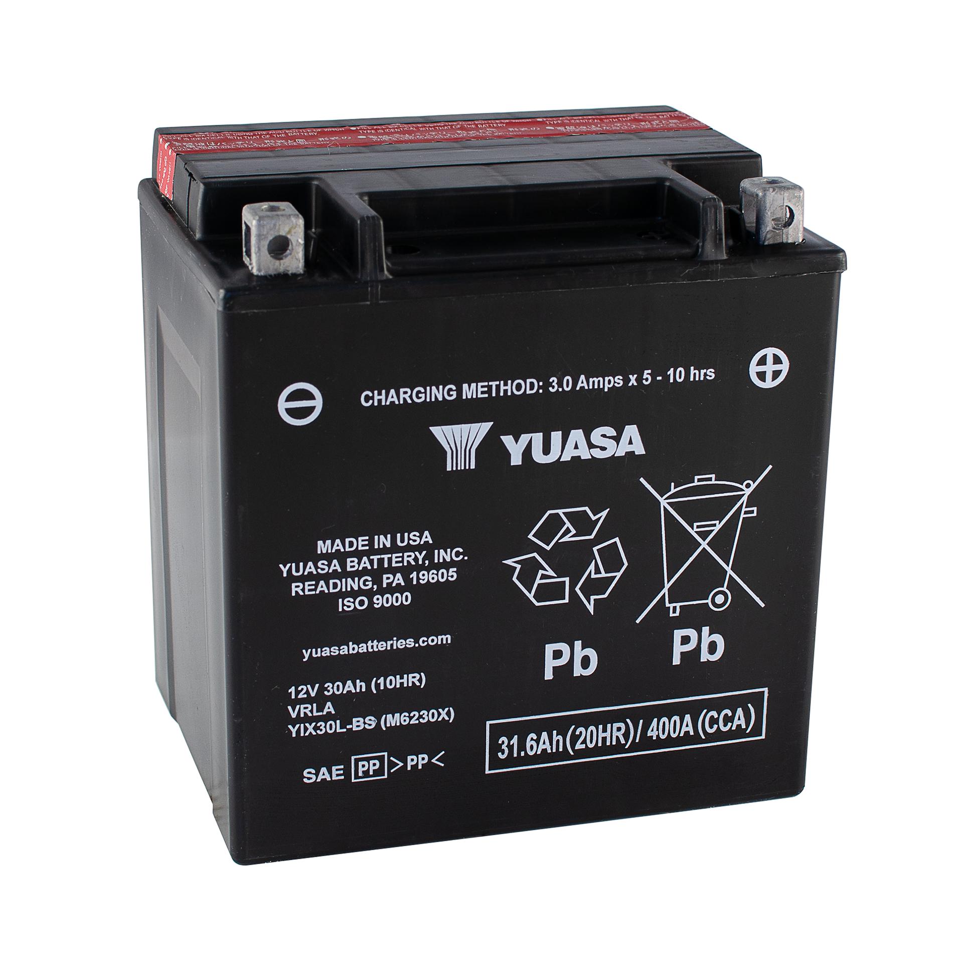 Акумулятор Yuasa Мото YIX30L-BS CP 12 V 31,6 Ah 386 A