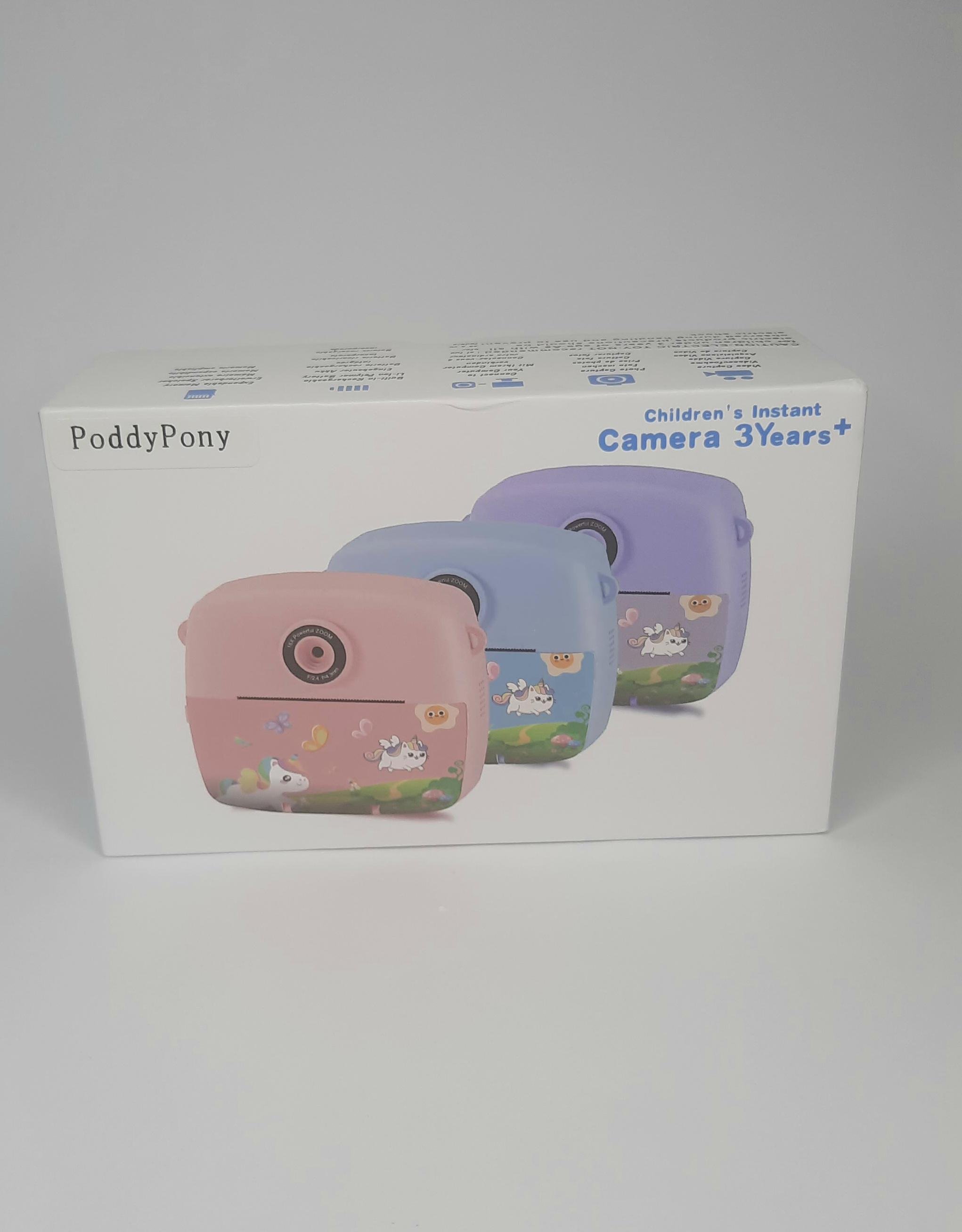 Камера дитяча цифрова з моментального друку фото Poddy pony Blue (C10) - фото 6 Камера дитяча цифрова з моментального друку фото Poddy pony Blue (C10) - фото 6