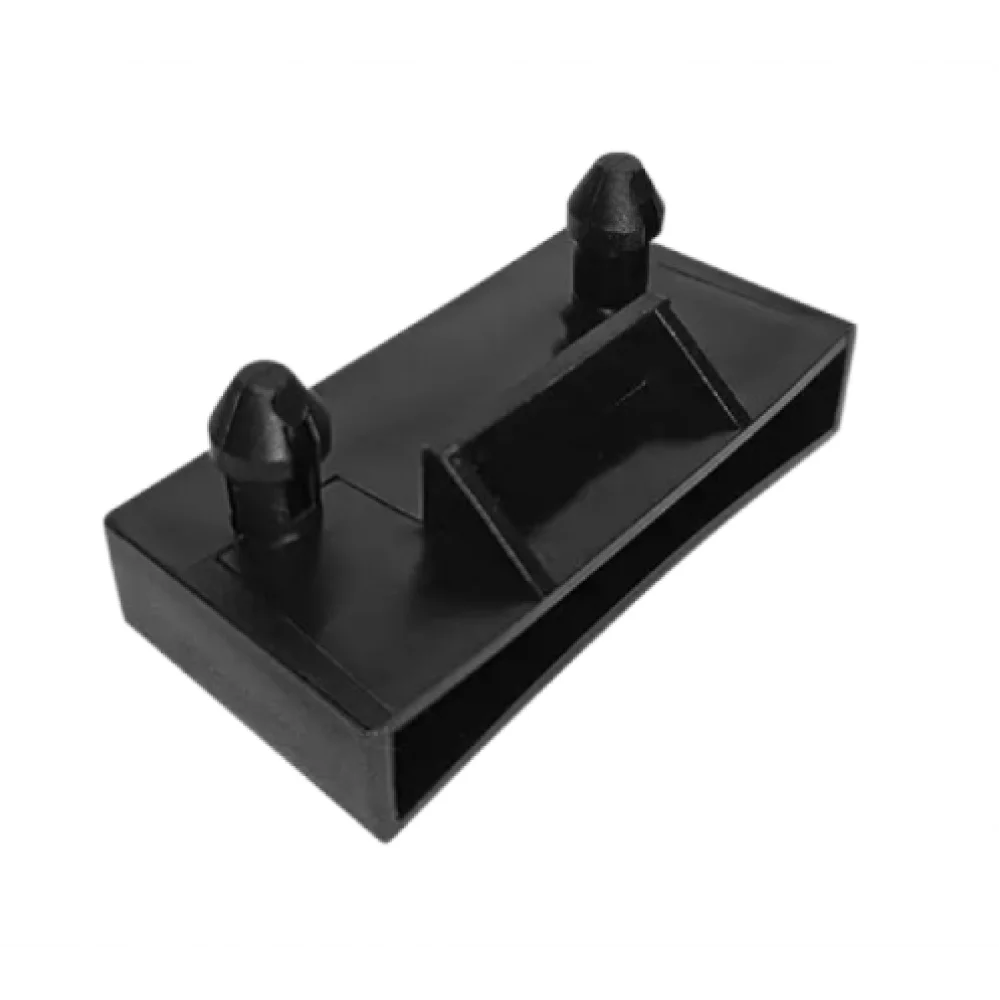 Кріплення на ламелі Термопласт для ліжка кліпса зовнішня пластик 53 мм Чорний (KR0086)