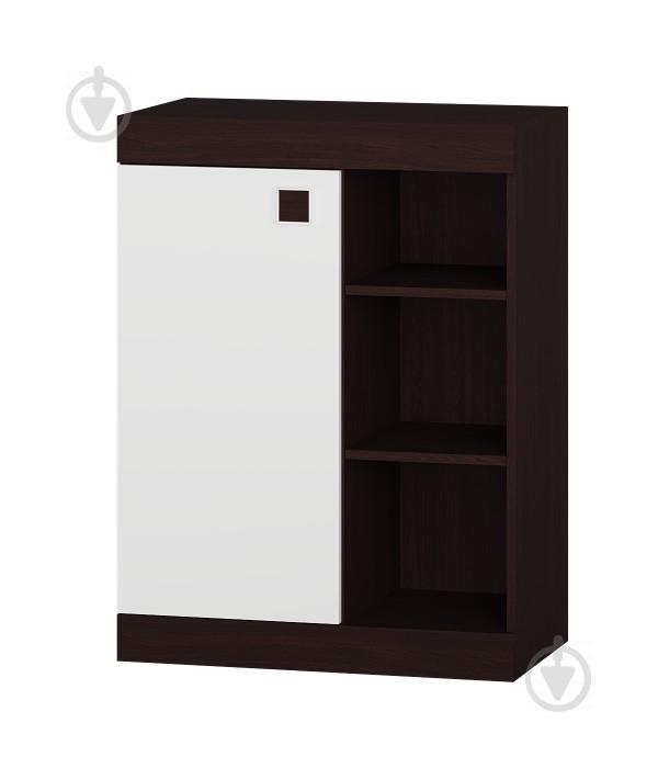 Тумба офисная открытая Эверест Соната венге + белый