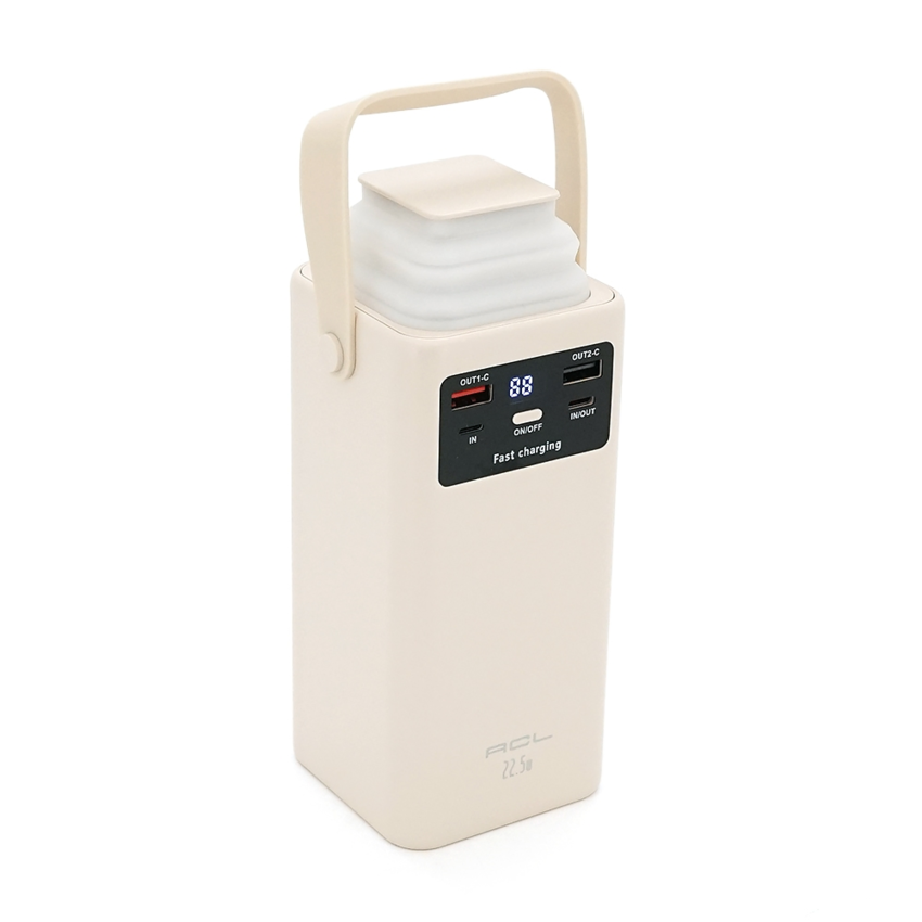 Повербанк ACL PW-113 50000 mAh PD 22,5W White (ACL PW-113)