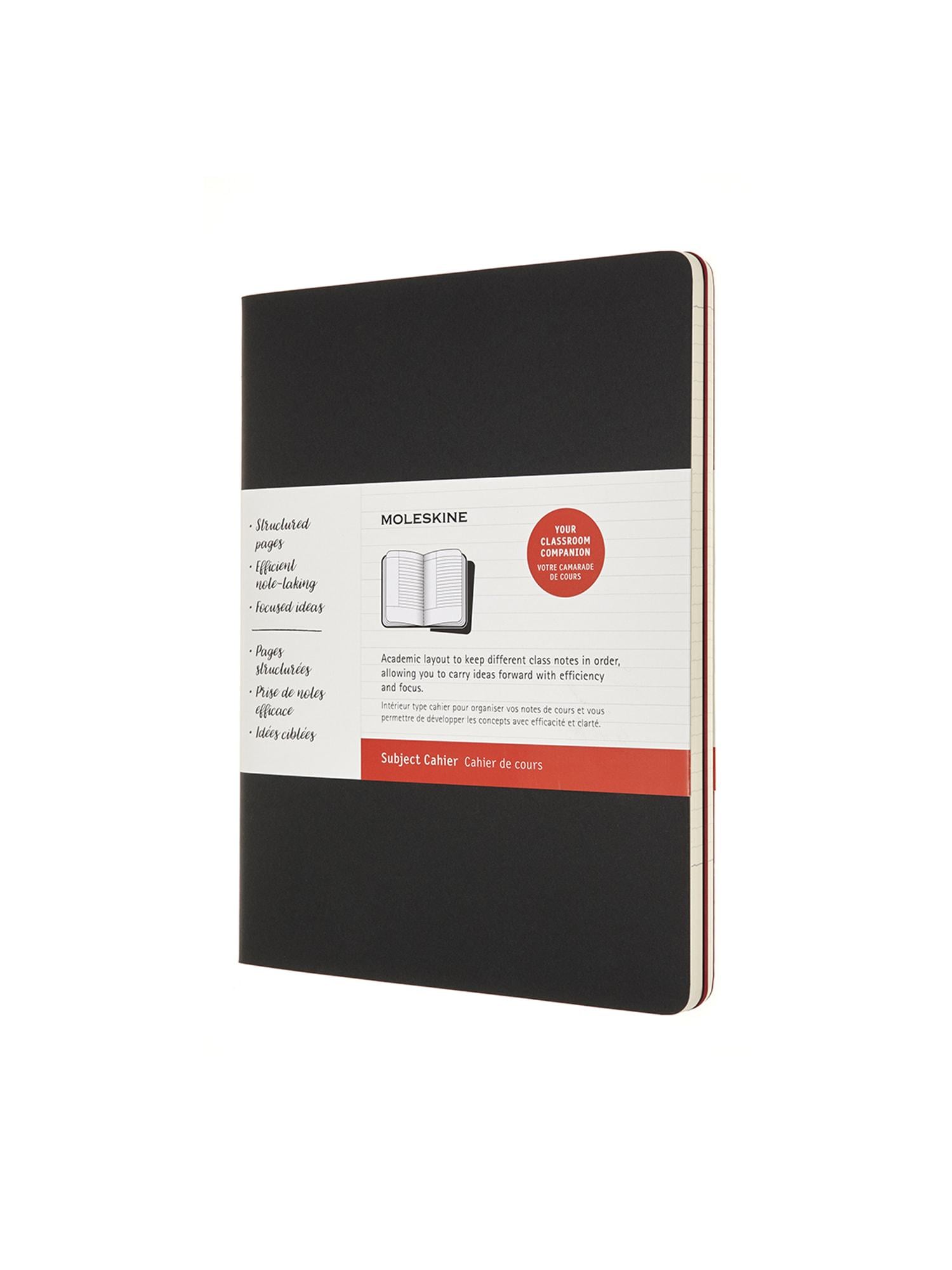 Блокнот Moleskine Cahier Subject большой 2 шт. Черный/Бордо (CH4STNB02)