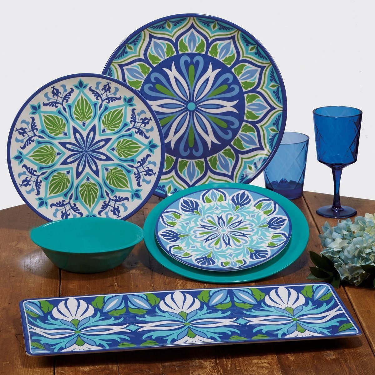 Набір келихів на ніжці Certified International Алмазні грані з акрилового скла 410 мл/4 шт. Синій (20423-set) - фото 3