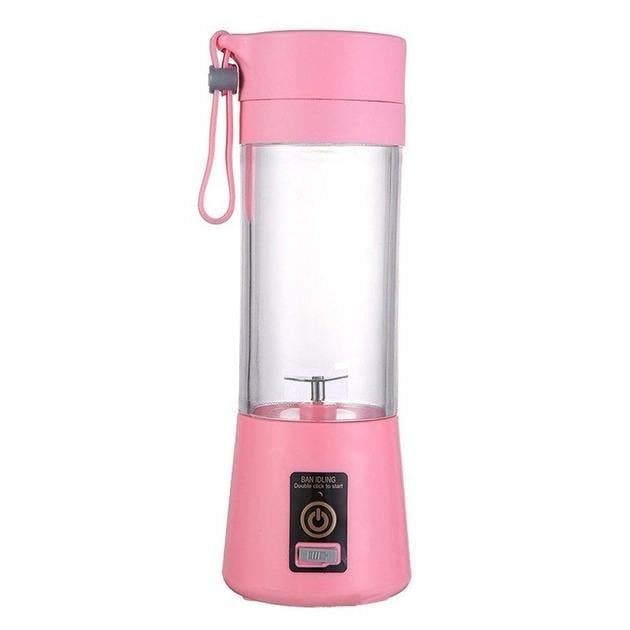 Блендер для коктейлів Smart Juice Cup Fruits NG-01 Рожевий (18546322)
