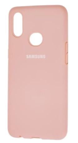 Силіконовий чохол Silicone Case Samsung A107/A10S pink-sand