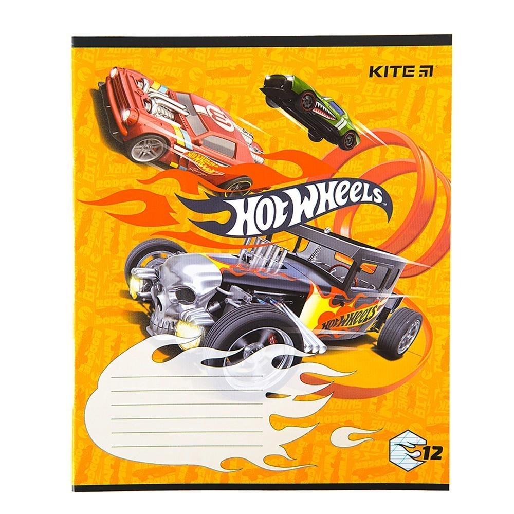 Комплект шкільних зошитів KITE Hot Wheels 12 аркушів 25 шт. (HW22-235_25pcs) - фото 7