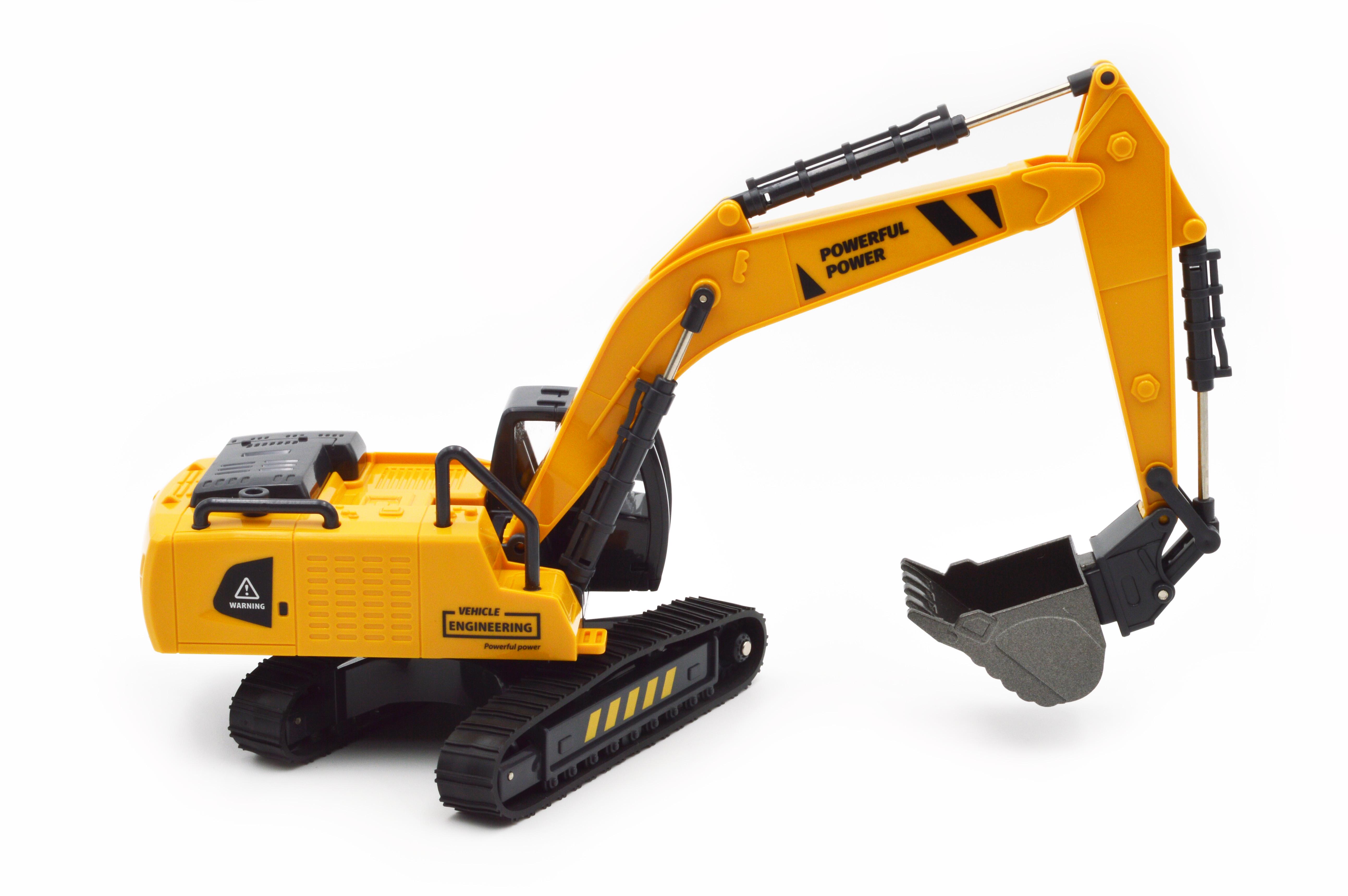 Модель гусеничный экскаватор CLM 23A металлический ковш - фото 4