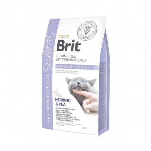 Корм сухой для кошек Brit Veterinary Diet Cat Grain Gastrointestinal Диета при остром и хроническом гастроэнтерите 2 кг (9353)