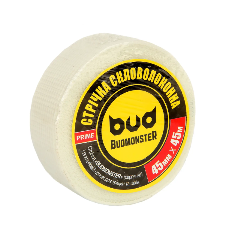 Стрічка-сітка серпянка для ГК Budmonster Prime 45 мм 45 м (515)