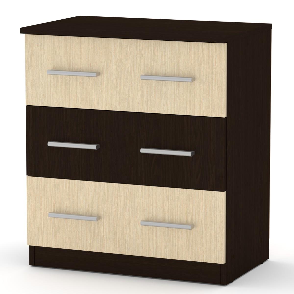 Комод для вещей Компанит 3А Венге/Комби (17947) - фото 1 Комод для вещей Компанит 3А Венге/Комби (17947) - фото 1