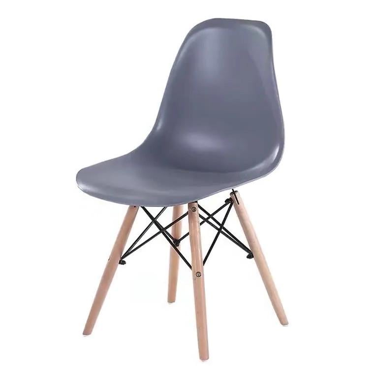 Стул для кухни и гостинной RIAS DSF-310 с ножками из натурального дерева Gray (3_06768)