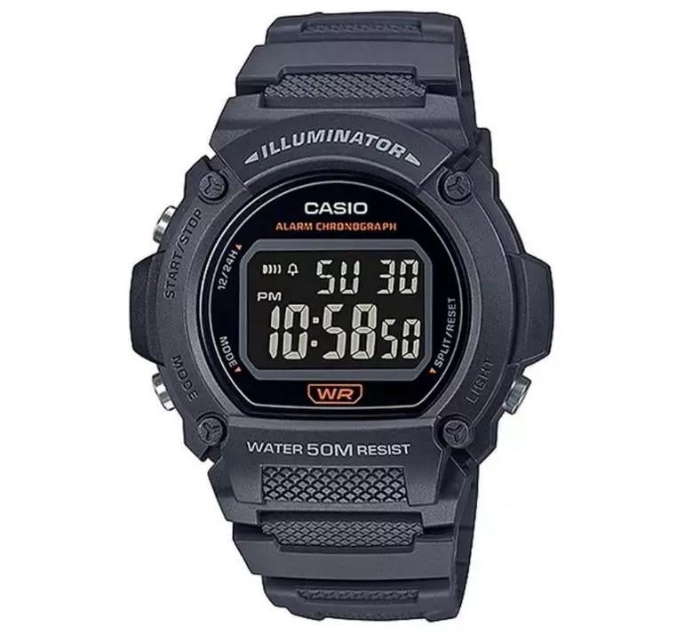 Годинник електронний водонепроникний Casio W-219H-8B (1141-0058)