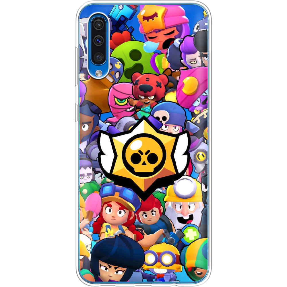 Чохол Boxface Samsung A505 Galaxy A50 Brawl Stars Прозорий силікон (36417-up2389-36417)
