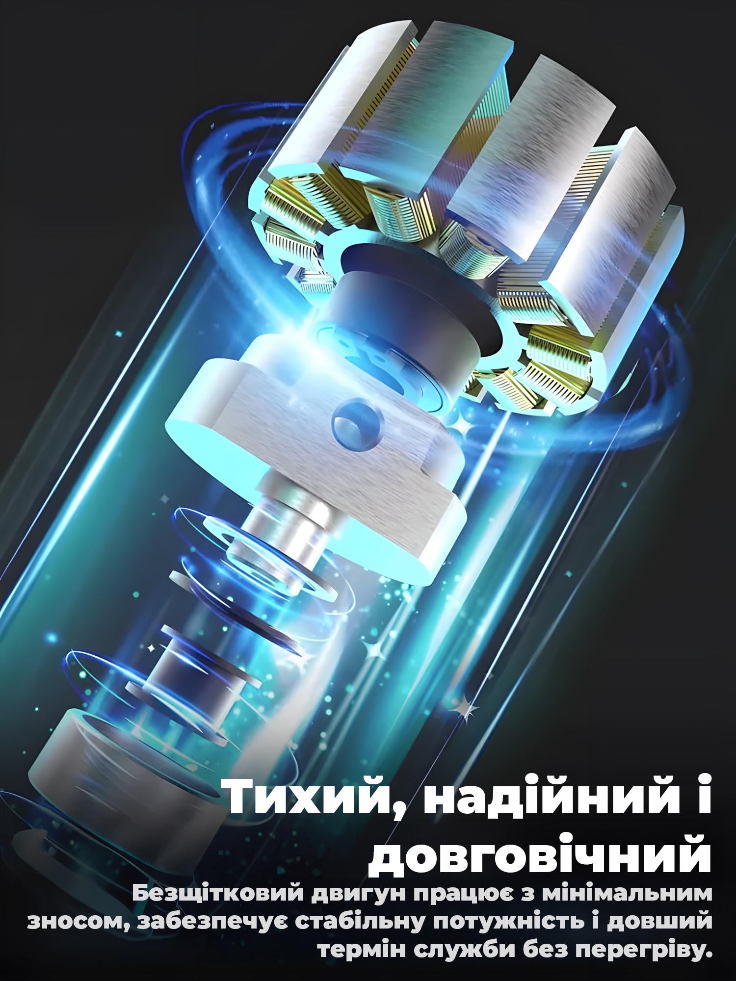 Масажер перкусійний для тіла Zabobon TouchPulse Пістолет ручний (29469238) - фото 9