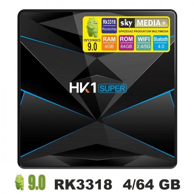 ТВ-приставка TV Box HK1 Super 4Gb/32GB Android 9.0 (2c) - фото 8