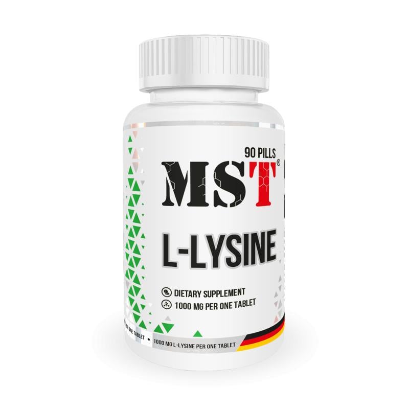Аминокислота MST L-Lysine 1000 90 таб. (7169) Аминокислота MST L-Lysine 1000 90 таб. (7169)