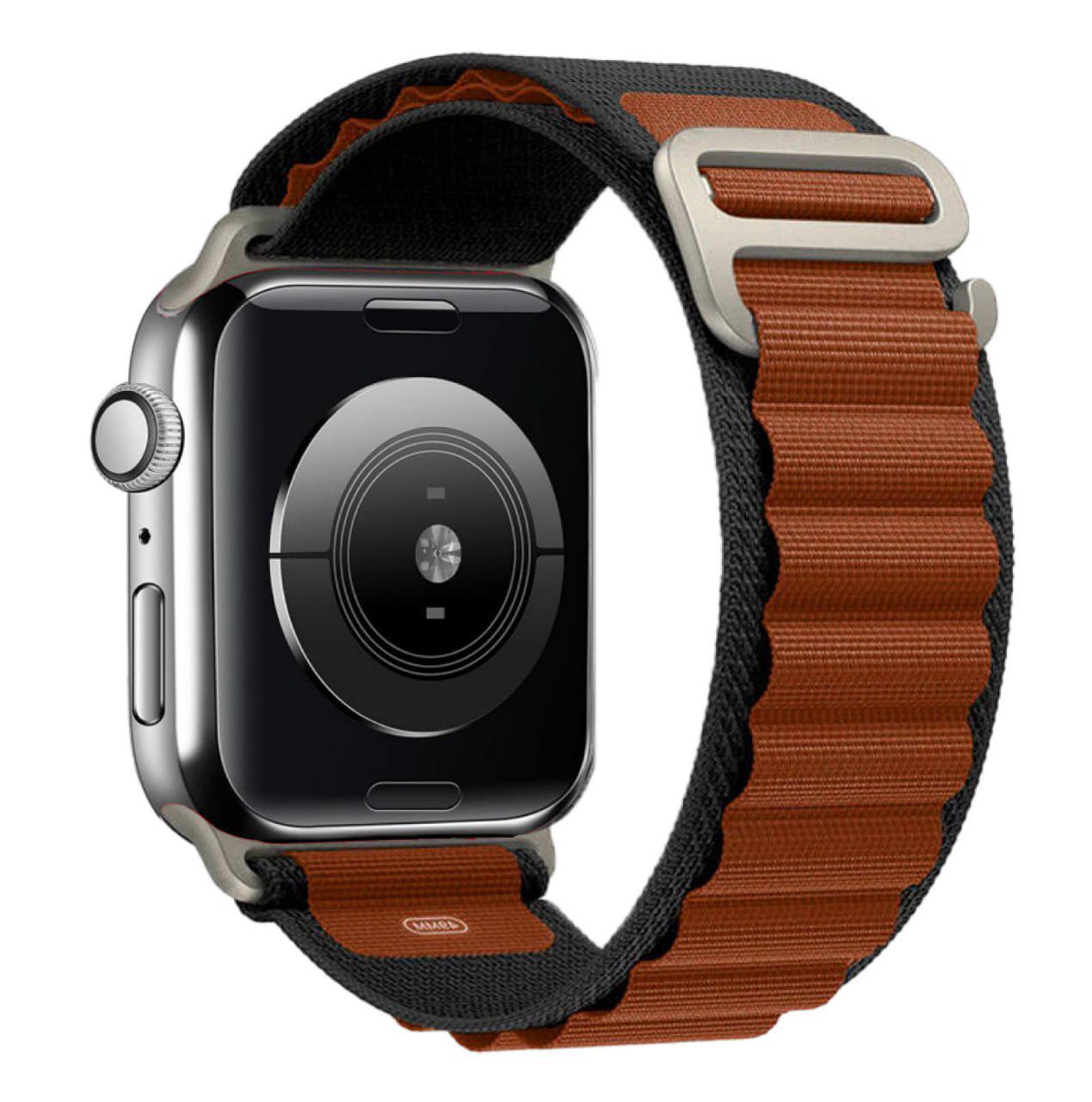 Ремінець Alpine Loop Band для Apple Watch 44 мм Black/Brown (13753629)