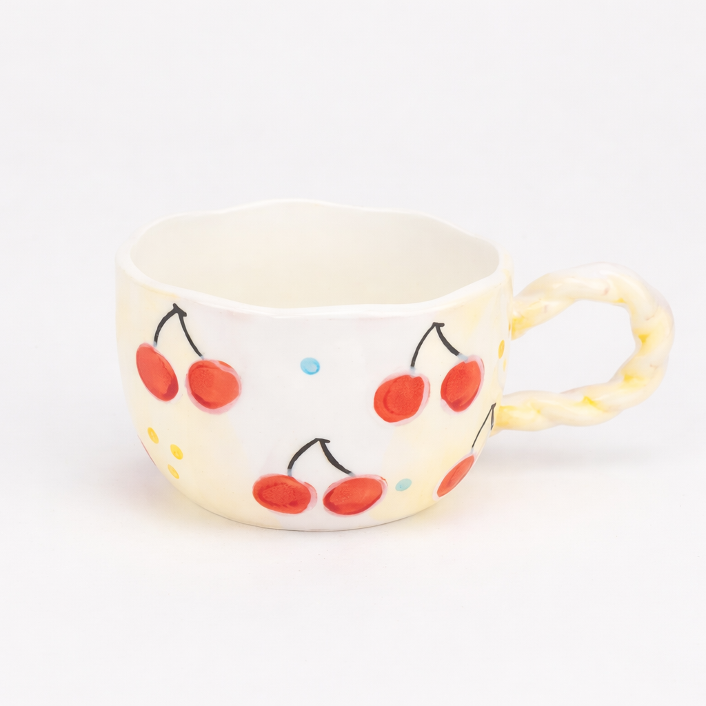 Чашка Modern Вишенки 500 мл 2 комплекта