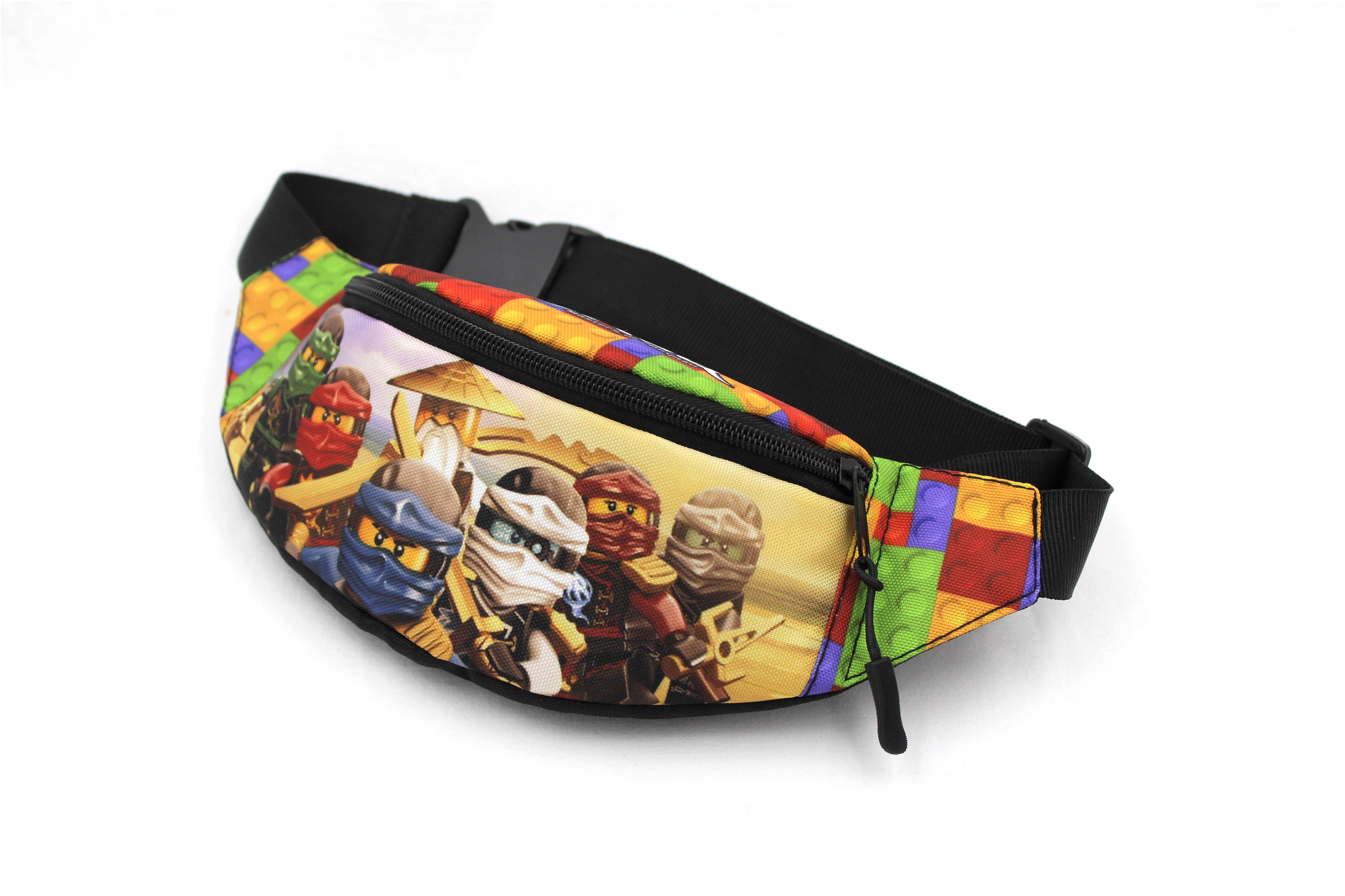 Сумка бананка для хлопчика з регулюючим ремінцем Ніндзяго (Д-011) - фото 1 Сумка бананка для хлопчика з регулюючим ремінцем Ніндзяго (Д-011) - фото 1