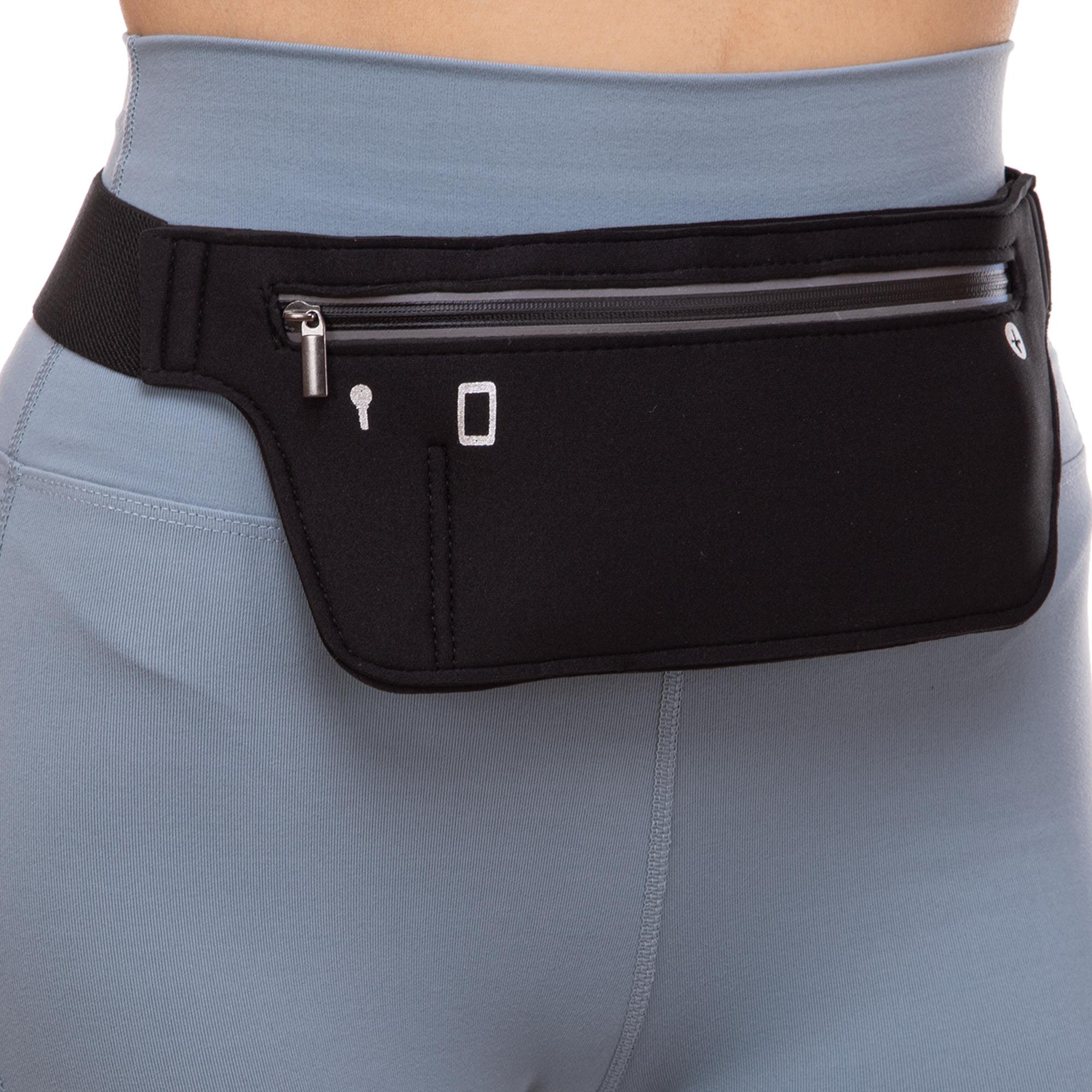 Сумка на пояс для бега Zelart SP-Sport YB004 Черный/Серый (DR002177)