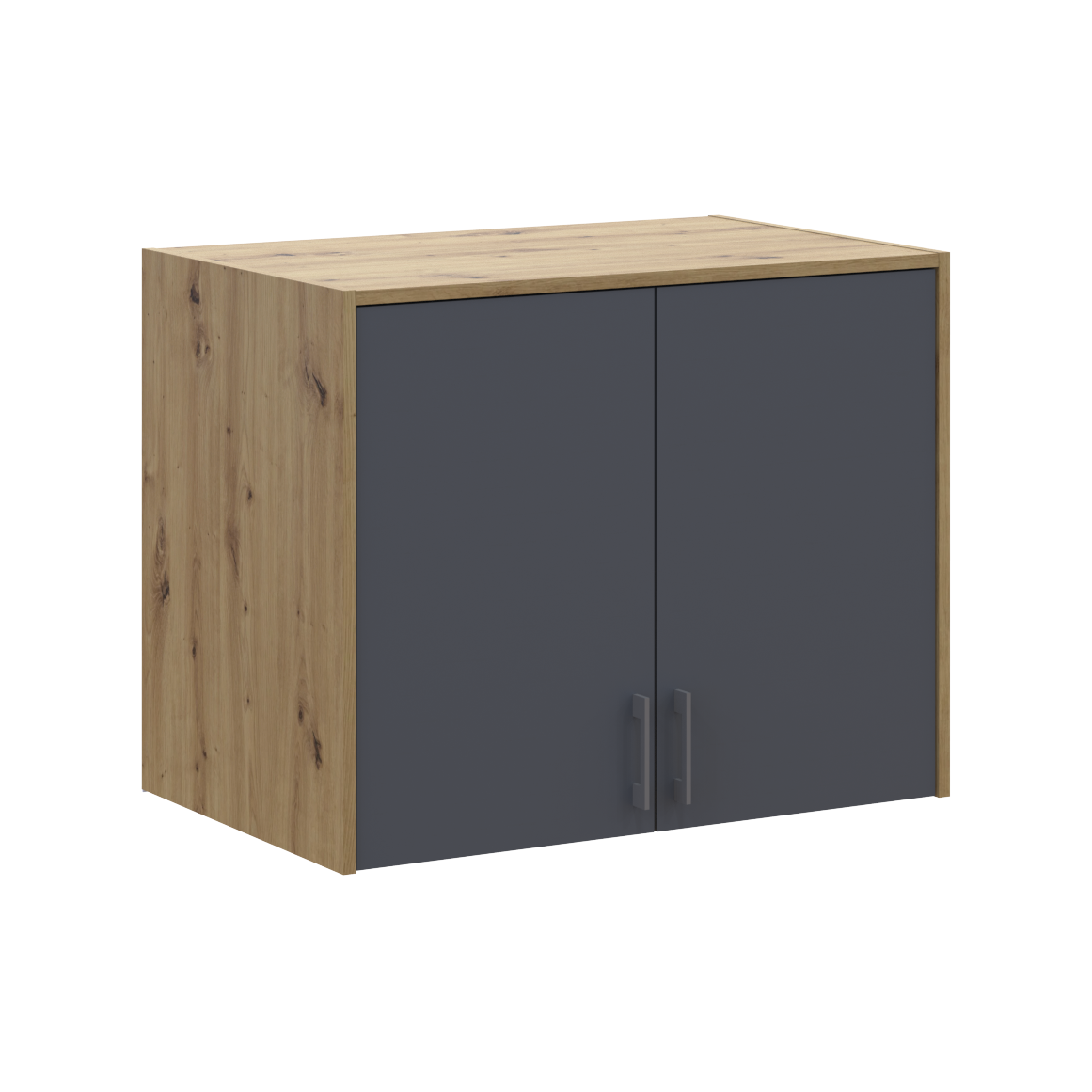 Антресоль висока Doros Ронді 2 ДСП 82х52х65 см Дуб Артізан/Графіт (41516180) - фото 2 Антресоль висока Doros Ронді 2 ДСП 82х52х65 см Дуб Артізан/Графіт (41516180) - фото 2