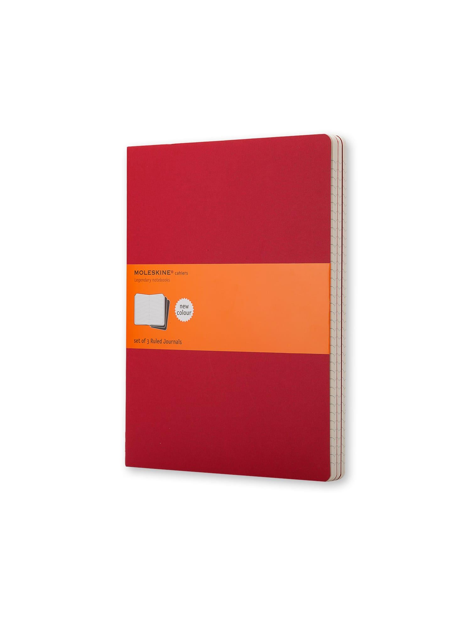 Блокнот Moleskine Cahier большой линейка Бордо (CH121)