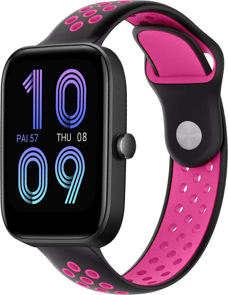 Ремешок Sport для Amazfit Bip 3 Black/Pink (27995-51)