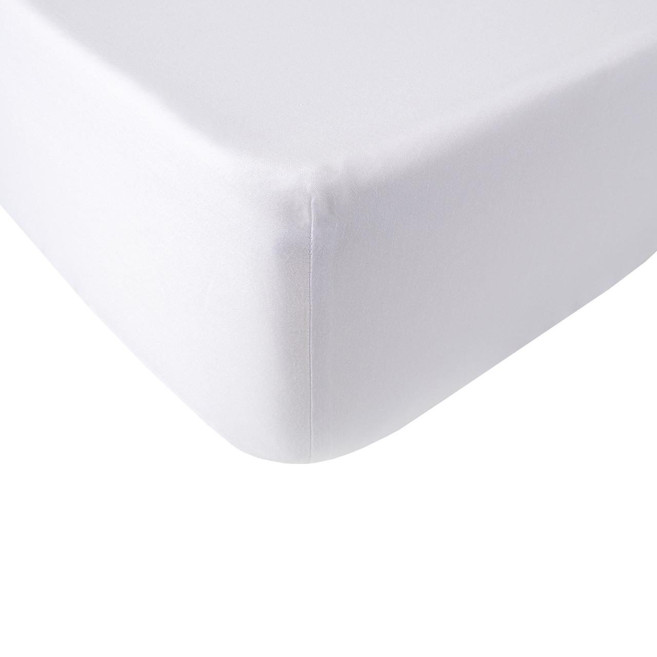 Простынь Lotus Отель Сатин Классик 180х200х25 на резинке Белый (svt-2000022242080)