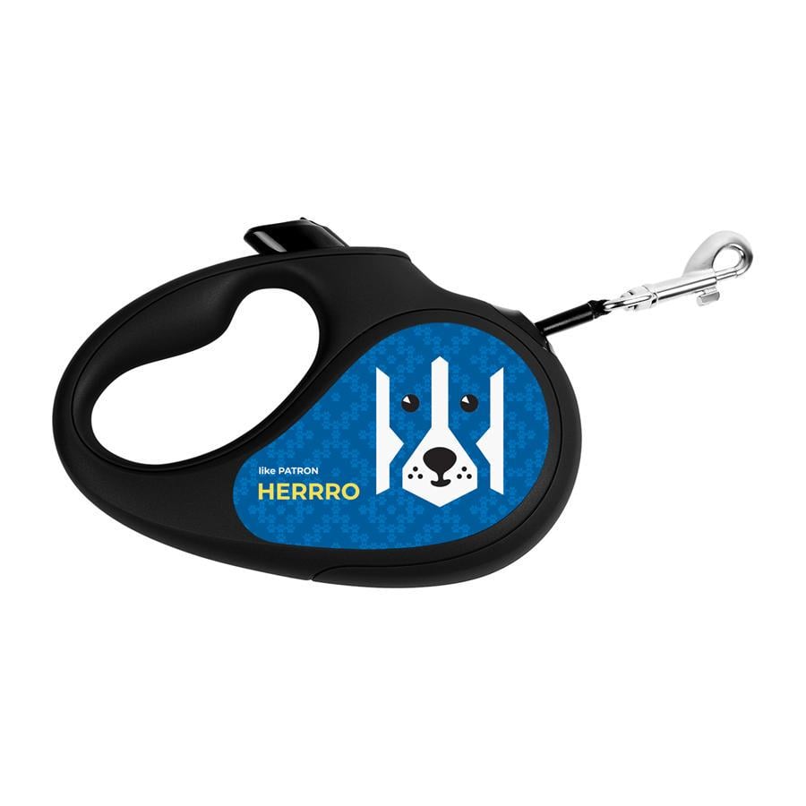 Поводок-рулетка для собак Waudog R-leash Патрон L до 50 кг 5 м