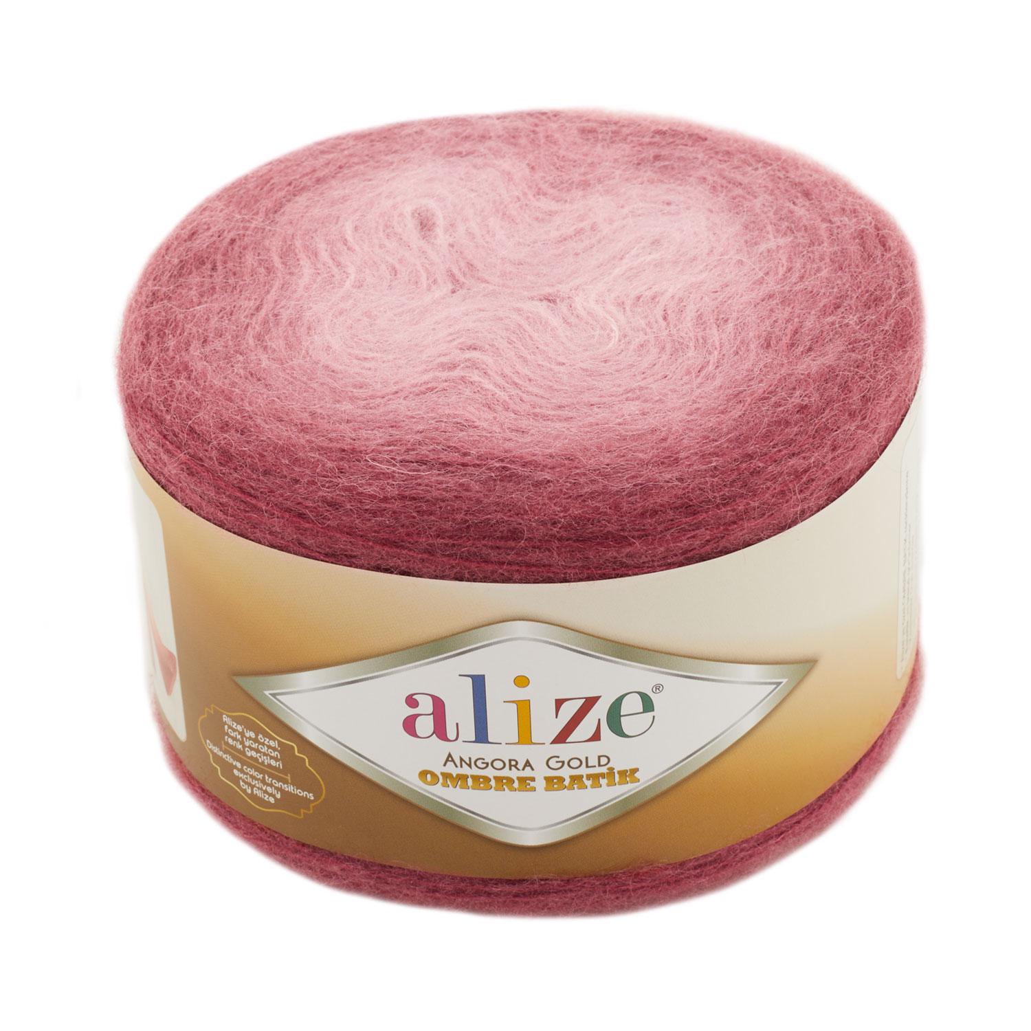 Пряжа Alize Angora Gold Ombre Batik 7247 Пряжа Alize Angora Gold Ombre Batik 7247