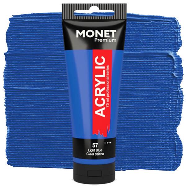 Акрилова фарба Monet 57 75 мл Світло-синій (7503757) - фото 1 Акрилова фарба Monet 57 75 мл Світло-синій (7503757) - фото 1