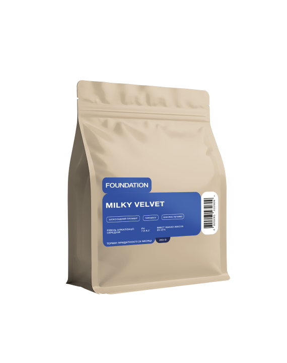 Какао-порошок Foundation Coffee Roasters Milky Velvet 250 г Какао-порошок Foundation Coffee Roasters Milky Velvet 250 г