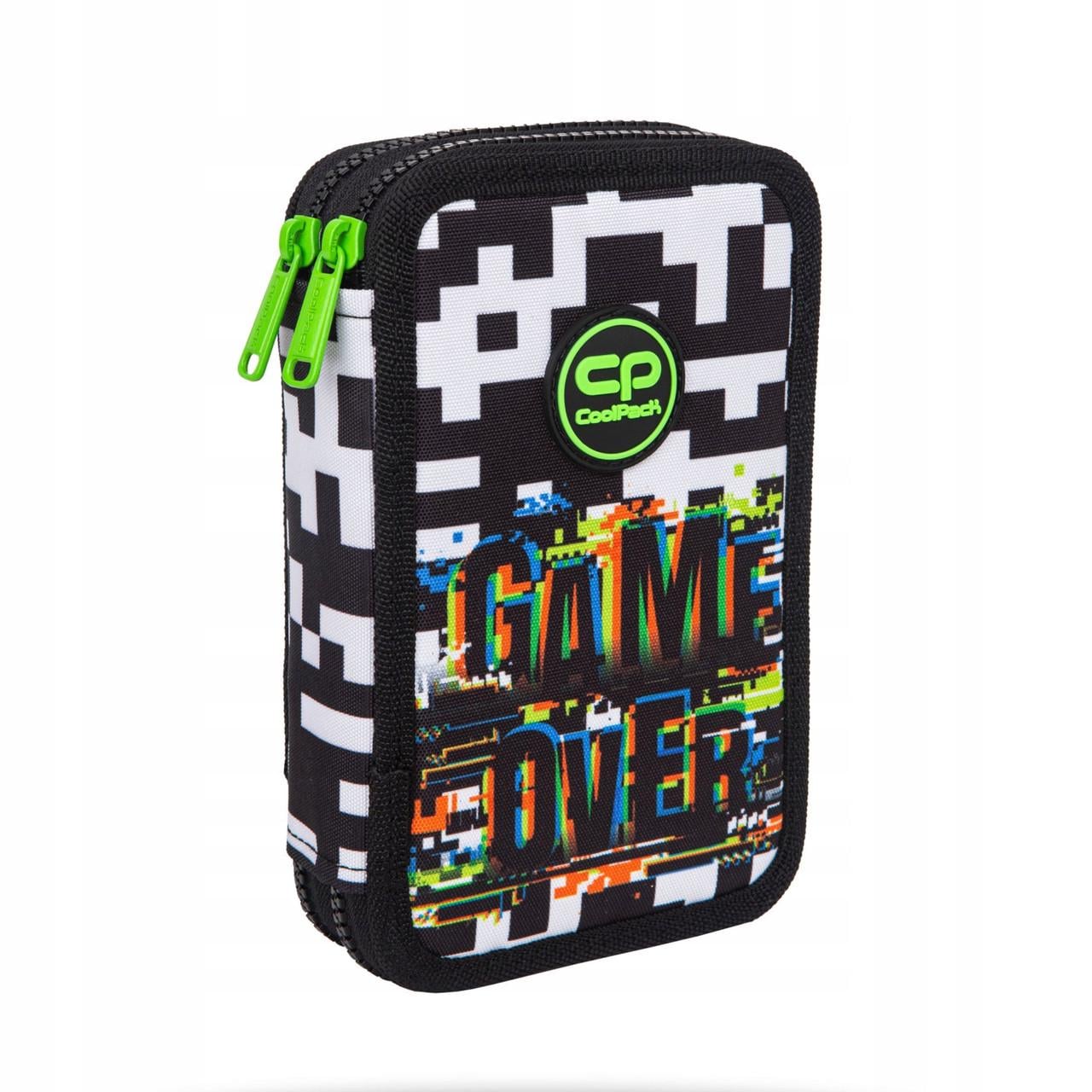 Пенал шкільний подвійний Game Over 2 Cool Pack Jumper 2