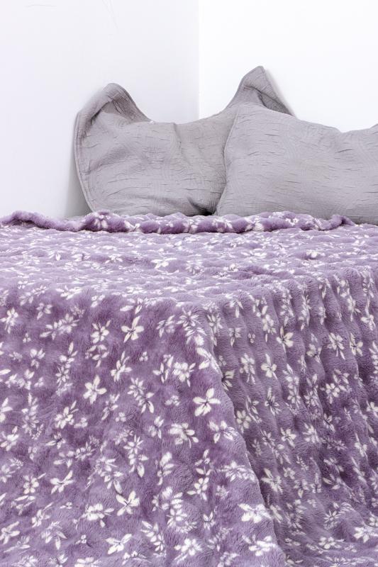 Покривало з мікрофібри двостороннє Носи Своє 200х220 см Лавандовий​ (18001)