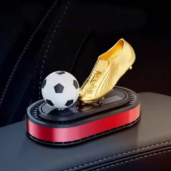 Ароматизатор для авто на сонячній батареї з м'ячем що обертається (J00039) - фото 2 Ароматизатор для авто на сонячній батареї з м'ячем що обертається (J00039) - фото 2