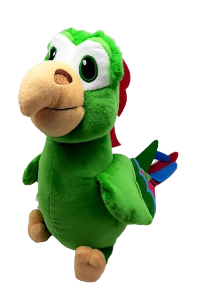 Мягкая игрушка Копица Попугай Гоша 34 см (00546-6)