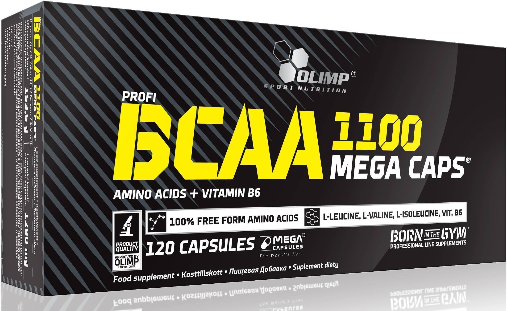 Амінокислоти ВСАА Mega 1100 120 капс. (28283003) Амінокислоти ВСАА Mega 1100 120 капс. (28283003)