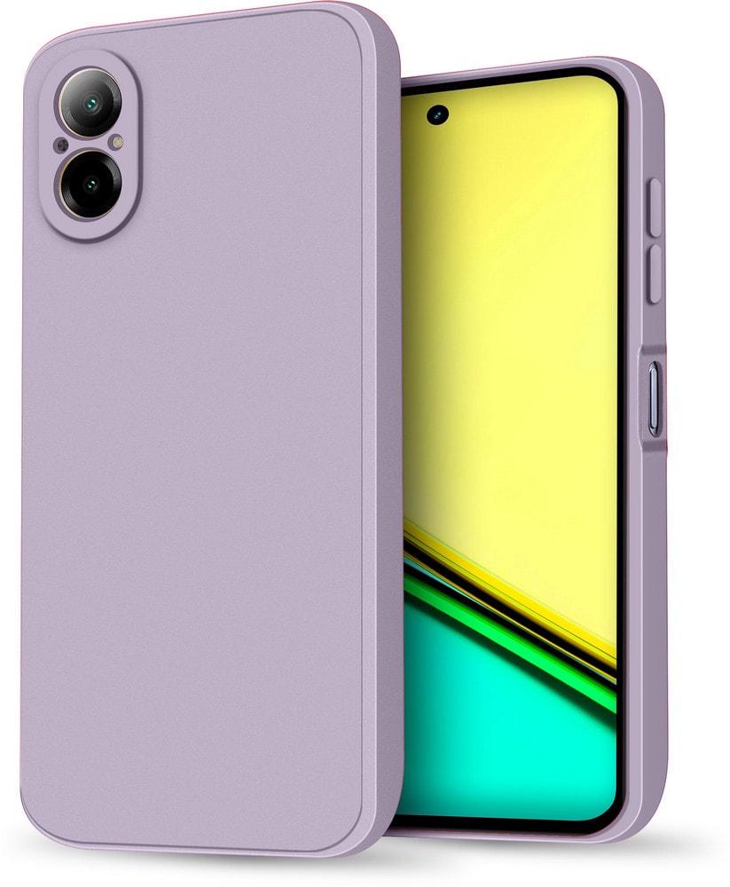 Силиконовый чехол HardCorner Realme C67 (с микрофиброй) Lilac (35405-3B)