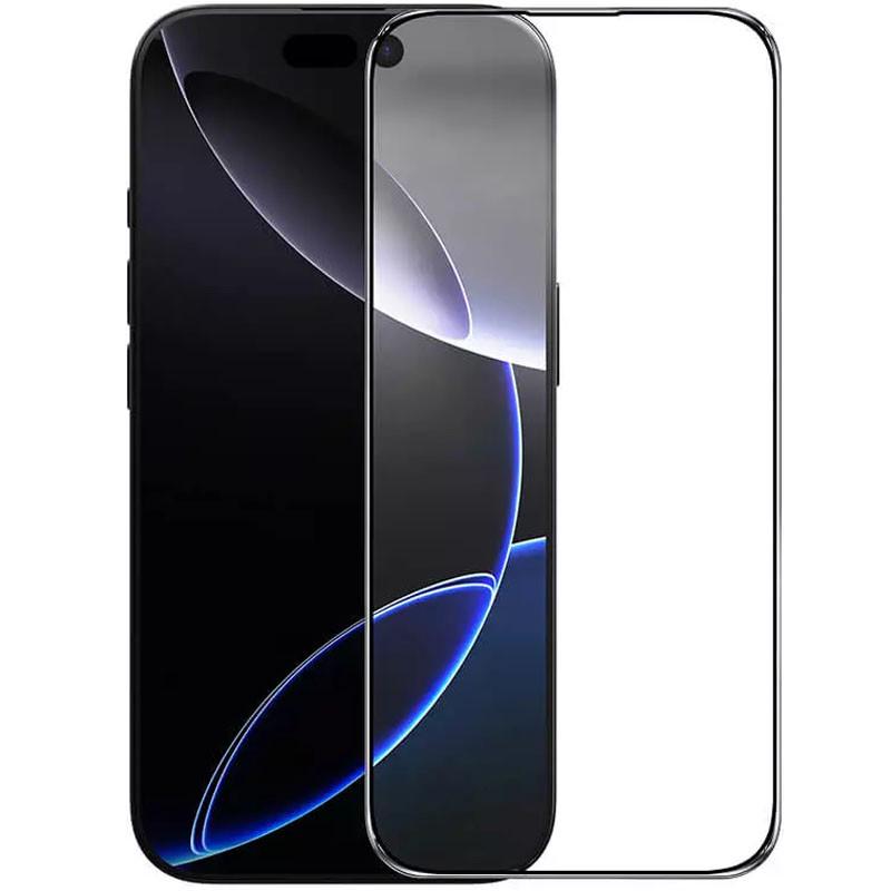 Противоударное защитное стекло Nillkin (CP+PRO) для Apple iPhone 16 Pro Max (6.9") (+ аппликатор) Черный - фото 2