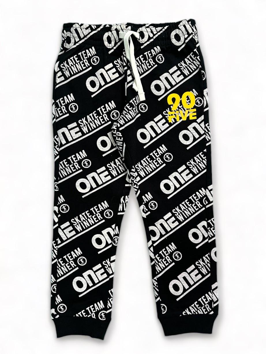 Брюки детские Chicco хлопковые принтованные 5-6 лет 116 см Черный (2091010540)