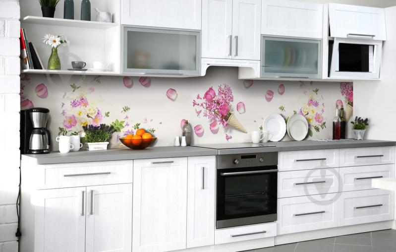 Скинали на кухню Zatarga «Ароматное мороженое» 600х2500 мм виниловая 3Д наклейка кухонный фартук самоклеящаяся Скинали на кухню Zatarga «Ароматное мороженое» 600х2500 мм виниловая 3Д наклейка кухонный фартук самоклеящаяся