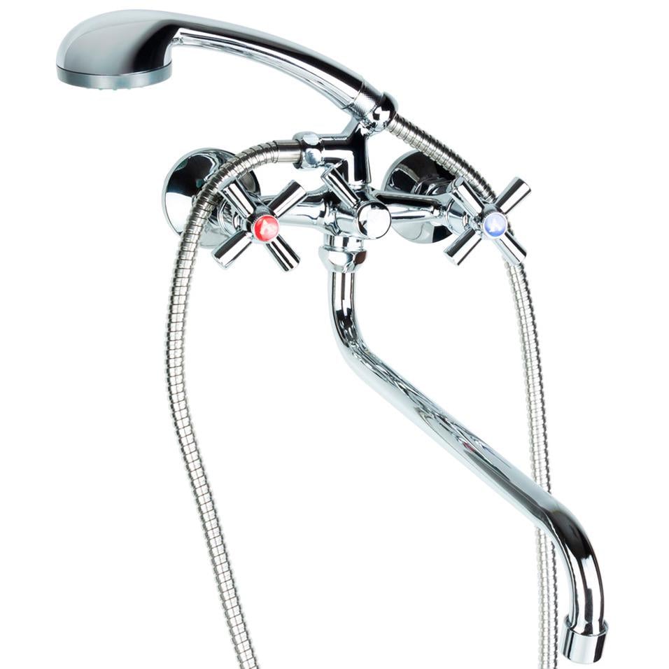 Змішувач для ванної AQUATICA PM-5C457C 9780220 двовентильний Хром (222527)