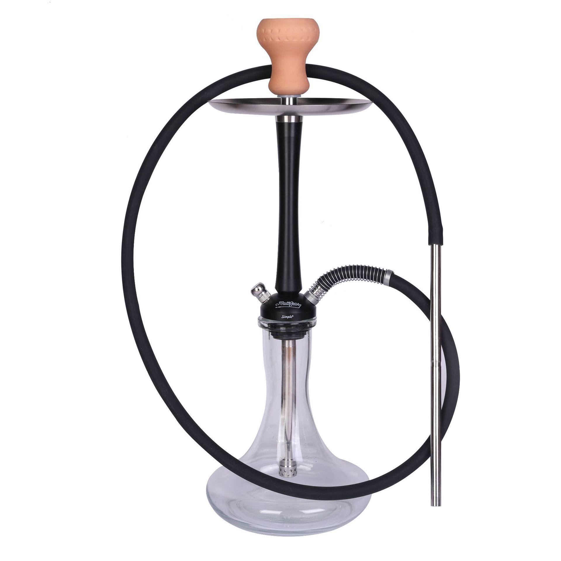 Кальян MattPear Simple M Slim Hookah Black (VA-1430294560) - фото 1