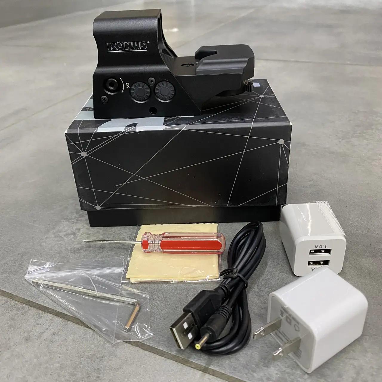 Приціл коліматорний Konus Sight-PRO R8 з підзарядкою 8 сіток кріплення на 22/11 мм (243879) - фото 8