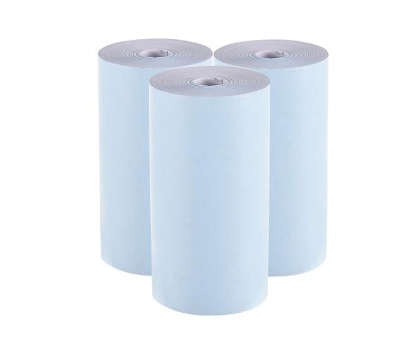 Рулон бумаги для мобильного портативного термопринтера Peripage 57x30 мм Голубой Рулон бумаги для мобильного портативного термопринтера Peripage 57x30 мм Голубой