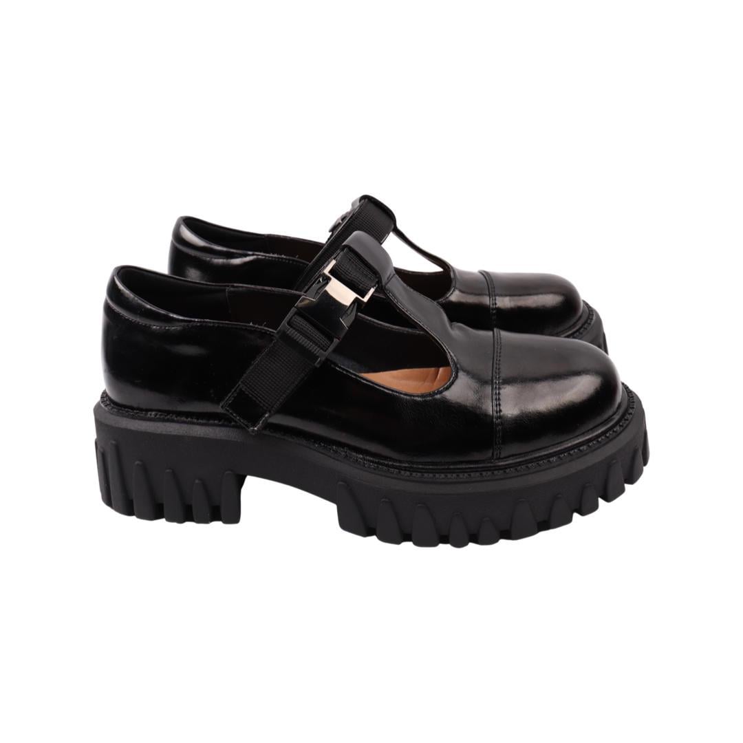 Туфли женские Nina Mosconni из кожи р. 39 Черный (41-22DTC)