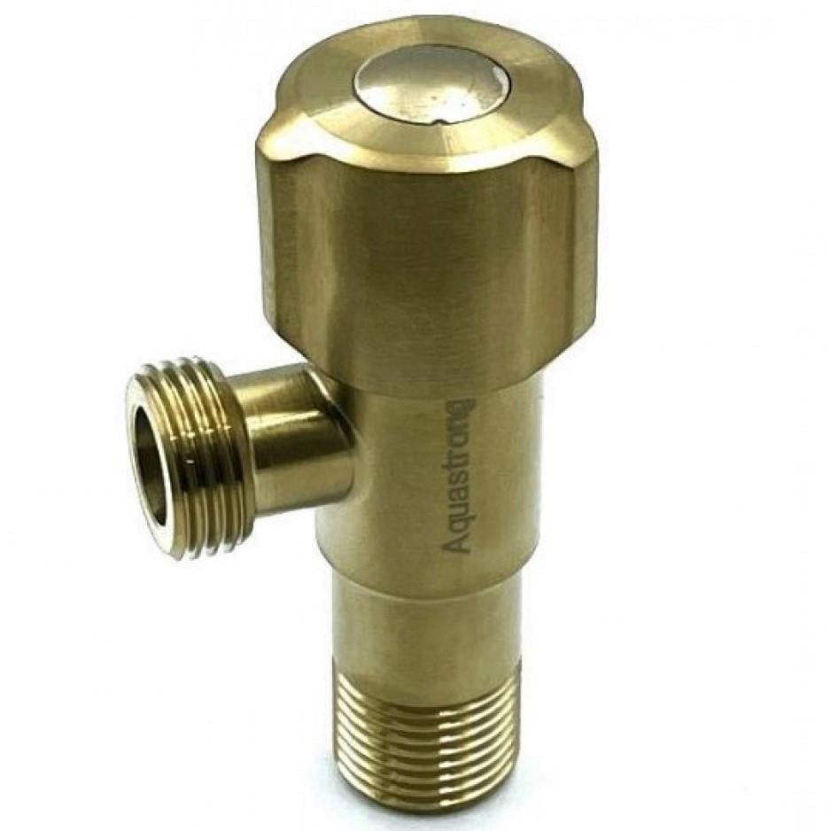 Кран приладовий Aquastrong D5 1/2"x3/4" нержавіюча сталь (D519) Кран приладовий Aquastrong D5 1/2"x3/4" нержавіюча сталь (D519)