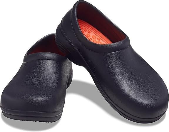 Сабо-слипоны женские Crocs On The Clock LiteRide Work Slip-On р. 37-38 M4/W6 Черный (209563)