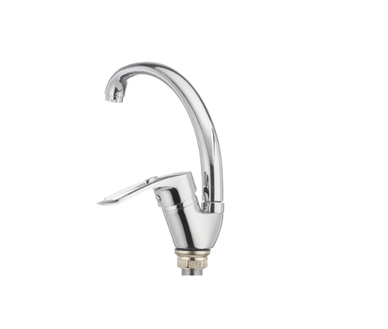 Смеситель для кухни Cron HANSBERG-777 высокий однорычажный цинковый сплав Хром (b-CR0040) - фото 4 Смеситель для кухни Cron HANSBERG-777 высокий однорычажный цинковый сплав Хром (b-CR0040) - фото 4