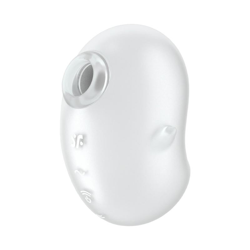 Вибратор вакуумный Satisfyer Cutie Ghost 9,1 см Белый (51240)